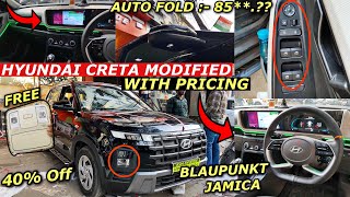 2024 HYUNDAI CRETA BASE MODEL MODIFIED WITH PRICE | CRETA MODIFICATION