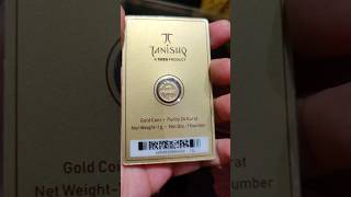 Tanishq gold coin | Tanishq gold jewellery #tanishq #tanishqjewellery #trending #shorts