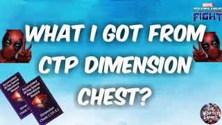 Marvel Future Fight|| What I got from the CTP Dimension Chest?