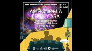 Charla: Explorando el universo a través de la luz