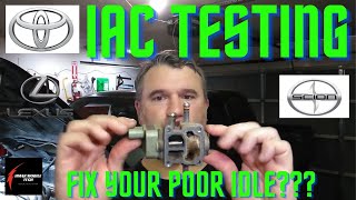 DIY HOW TO TEST YOUR IDLE AIR CONTROL VALVE | "IAC" IDLE UP TEST PROCEDURE TOYOTA / SCION / LEXUS