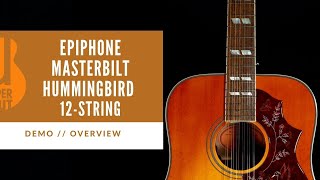 IT'S NOT A GIBSON?? | Epiphone Masterbilt Hummingbird 12-String Demo