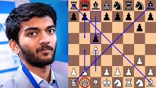 Gukesh D easily beats Ding Liren with an Accelerated English??