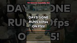 DAYS GONE runs 60fps on PS5!