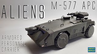 Aliens M-577 APC #papercraft #aliens #filmorago