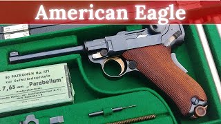 Au stand avec un rarissime Luger 1900 American Eagle