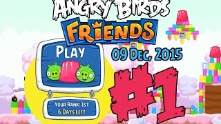 Angry Birds Friends Jelly Bounce Tournament Level 1 Week 186 Power Up Highscore Walkthrough