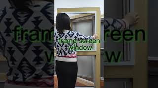 alu frame window screen, easy and simple to use