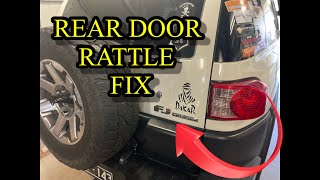 STOP FJ CRUISER DOOR RATTLE