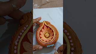 Diya decoration for Diwali 🪔#shorts #viralshorts #ytshorts #youtubeshorts #diya #diy #craft #diwali