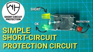 Simple Short Circuit Protection Circuit using Relay