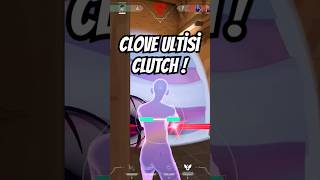 VALORANT CLOVE ULTİSİ CLUTCH ! #keşfet #trending #viralvideo #fyp #gaming #gameplay