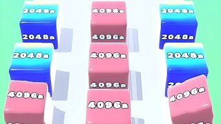 Jelly Run 2048 Walkthrough New Gameplay Max Level 124