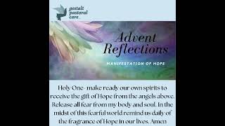 Advent 2023 Manifestation of Hope