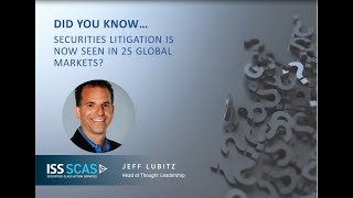 Did you know?: Securities litigation is now seen in 25 global markets