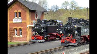 Prachtige stoom op de Pressnitztal smalspoorlijn | Beautiful steam on the Pressnitz Valley Railway