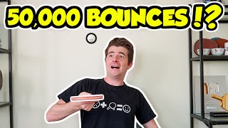 Bouncing A Table Tennis Ball 50,000 Times In A Row!