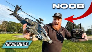 Can a Beginner Really Fly an Apache Helicopter? #stirlingkit