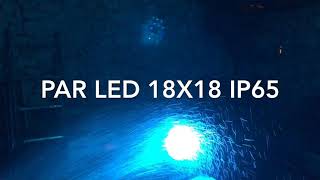 Par Led 18x18w RGBWA+UV waterproof Ip65