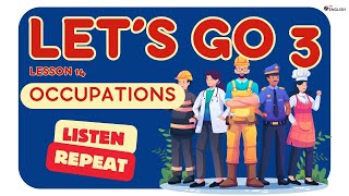 Level 3 Lesson 14 | OCCUPATIONS 👨‍✈️👨‍🚒👨‍🔧 | Elementary Kids English ESL Vocabulary & Grammar