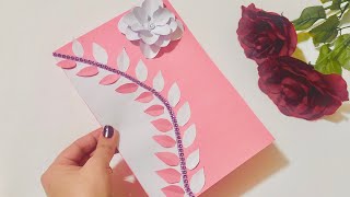 Handmade greeting card for mothers day / handmade gift ideas - mothers day 2020