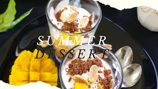 Summer Ice-cream Dessert in 1 Minute || No Bake Dessert