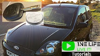 Ford Fiesta Key Fob Battery Replacement How To Change Replace Ford Key Battery