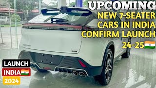 Upcoming 7 Seater Cars In India Launch Confirm 2024-25 | Price, Launch Date, Features | 7 Seater Car