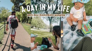 DAY IN MY LIFE AS A MOMMY 🤍 | toddler life, park day, exclusively pumping | Family Vlog