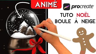 TUTO PROCREATE Spécial Noël ( Animation )