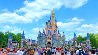 Magic Kingdom 2023 Walking Tour | Walt Disney World Anniversary Orlando Florida May 2023