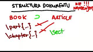 Technologie informacyjne - struktura dokumentu LaTeX