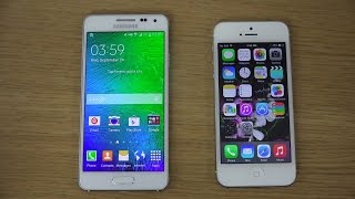 iPhone 5 vs Samsung Galaxy Alpha Speed Test