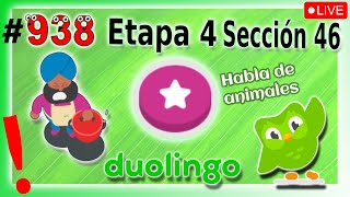 🟢APRENDIENDO INGLES con DUOLINGO - Etapa 4 - Sección 46 👉 UNIDAD: Habla de animales - DIA 938 🟢