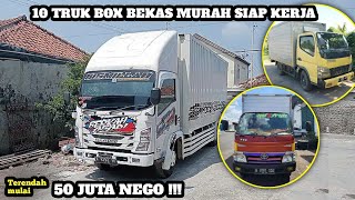 HARGA TRUK BOX BEKAS MULAI 50 JUTA NEGO || UPDATE TERBARU 2023 || JUAL BELI TRUK