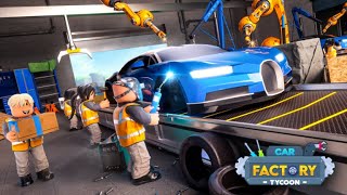 Построил ФАБРИКУ МАШИН за 5 МИНУТ и стал МИЛЛИОНЕРОМ | Car Factory Tycoon ROBLOX