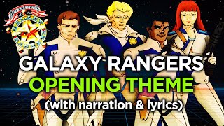 Opening Theme Song with Lyrics - Galaxy Rangers (1986)