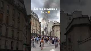 Énorme explosion dans le 5ème arr à paris