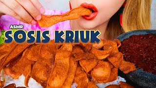 SEKTE BARU MAKAN SOSIS KRIUKKK BANGETTT‼️‼️ ASMR SOSIS KRIUK COEL SAMBEL TERASI SECOBEK 🔥