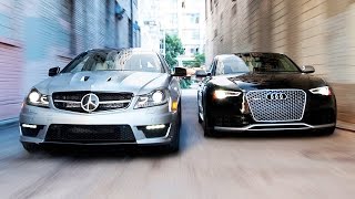 top gear between audi RS5 vs mercedes-benz AMG 63