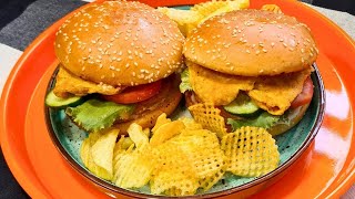 Chicken Pattie Burgers | Chicken Burgers Recipe | Quick Snacks