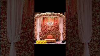 Engegement ceremony decoration idea#decorating #flowerdesign #engegmentmehndi #engagement