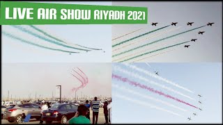 Live Air Show Riyadh 2021 |اليوم الوطني السعودي 91 | Saudi National Day Celebration 2021 Live Riyadh