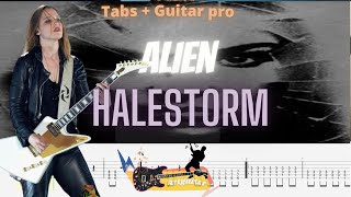 Halestorm - Alien - Guitar cover + tabs