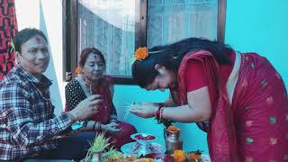 Dashain Tika - Part 2 ( Tika of main family members ) | Unedited | Nepali Family | Nepal