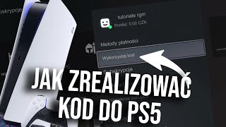 Jak zrealizować kod do PS5 - Jak wpisać kod PSN