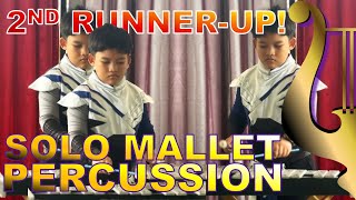 2nd Runner-Up Solo Mallet Percussion Elementary - Lourdy Zidane B. Pepito | MMC 6th Invitational DLC