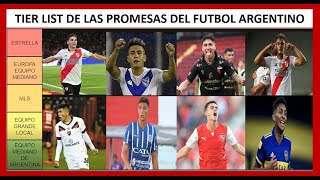 TIER LIST DE LAS PROMESAS DEL FUTBOL ARGENTINO (2022)