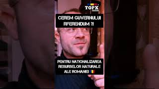 🇷🇴 REFERENDUM PENTRU NATIONALIZAREA RESURSELOR NATURALE ALE ROMÂNIEI 🇷🇴