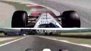 BMW Sauber F1 vs Old V10 F1 car in the PC GAME Rfactor